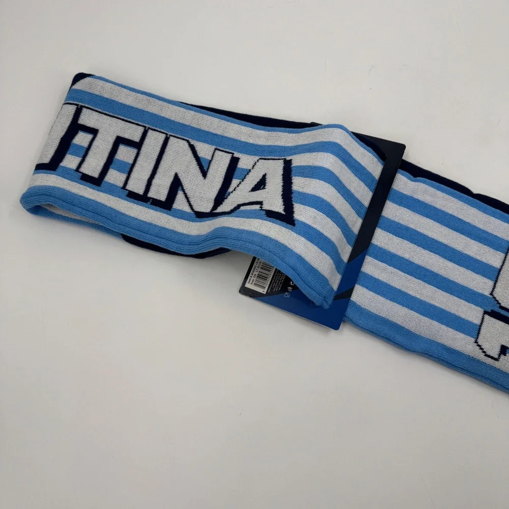 AFA Argentina Scarf Light Blue White Striped Messi 10 Fan AFA040SC-LB-LM